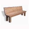 Kudus Bench with Back-rest